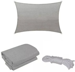 Rana Sun sail dreptunghiular 3x4 m gri