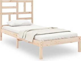 vidaXL Cadru de pat, 100x200 cm, lemn masiv