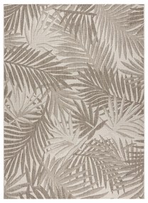 Covor sisal Floorlux 20504 Frunze şampanie si gri Junglă - SECUNDAR-COTATI PRODUSUL