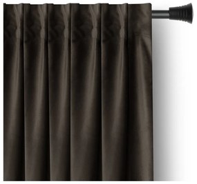 Draperie maro dimout (semi-opacă) din catifea 140x270 cm – Restilo