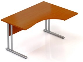 Masa ergonomica Visio 140 x 100 cm, dreapta, cires