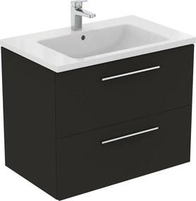 Dulap sub chiuvetă gri antracit suspendat 80x63 cm i.Life B – Ideal Standard