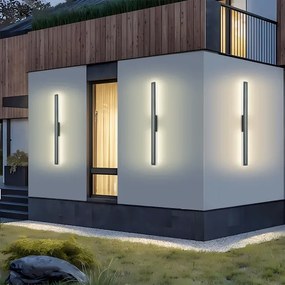 Brilagi - Aplică LED de exterior LINEO LED/24W/230V 3000K IP65 antracit