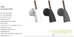 Aplica de perete design nordic Pure neagra 78271003 DFTP