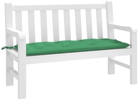 vidaXL Pernă bancă de grădină, verde, 120x50x7 cm, material oxford