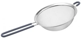 Strecuratoare cu maner Aldy Grey, inox, diametru 20 cm