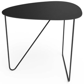 Măsuță de cafea neagră din metal 37x44 cm Curve M Bull – LIND DNA