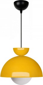 Lustra 241337, galben/negru, metal, 25x15x100/115 cm