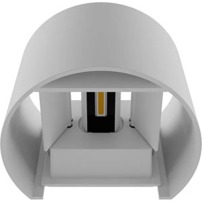 APLED - LED Aplică perete exterior OVAL 2xLED/3W/230V IP65