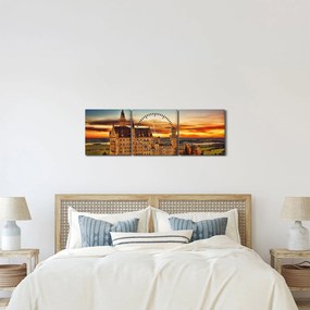Tablou - Tyskland (cu ceas) (90x30 cm)