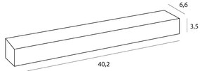 Spot LED aplicat X-line 20W alb