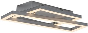 Plafoniera LED design geometric Ellinor 37x22cm
