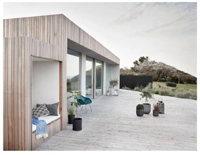 Set 2 felinar din bambus Hübsch Bamboo Garo, negru