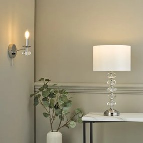 Där Lighting OLE0750 - Aplica de perete OLEANA, 1xE14/40W/230V, crom lucios
