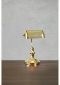 Markslöjd 108977 - Lampă de masă BANKERS 1xE14/40W/230V aurie