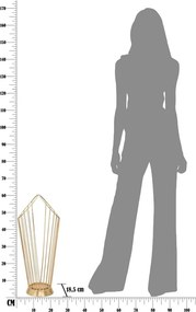 Suport pentru umbrele Mauro Ferretti, înălțime 60 cm, auriu