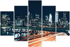Tablou - Oraș de noapte (150x105 cm)