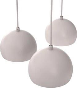 Lustră SOOL suspendată pe cablu, 5xE27/15W/230V, crem