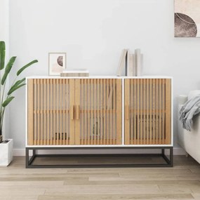 vidaXL Dulap, alb, 105x30x65 cm, lemn prelucrat
