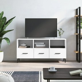 829052 vidaXL Dulap TV, alb, 102x36x50 cm, lemn prelucrat