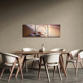 Tablou - Scoici (cu ceas) (90x30 cm)