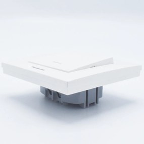 Intrerupator cu led Karre Plus Panasonic, ST, alb