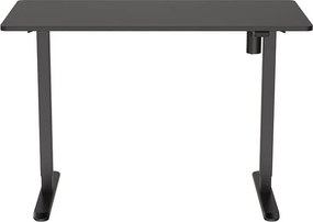 Birou cu reglare pe înălțime, 120x60 cm negru