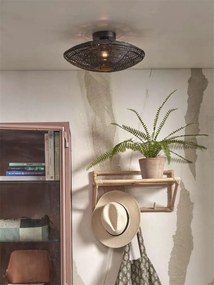 Plafoniera eco din ratan Tanami disc S, bl