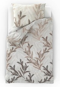 Kvalitex Satin lenjerie de pat Luxury Collection Oksia bej, 140 x 220 cm, 70 x 90 cm