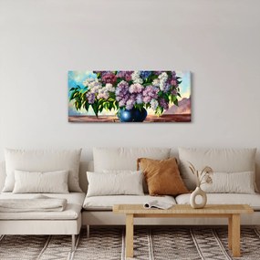 Tablou - Buchet de liliac (120x50 cm)