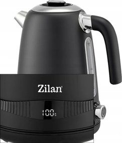 Fierbator electric din Inox Zilan ZLN1001 Negru, digital, 2200 W, 7 niveluri intre 40 - 100 grade celsius