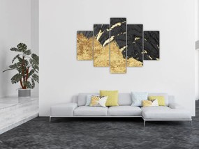 Tablou - Structura de aur N⁰1 (150x105 cm)