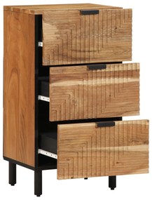 vidaXL Dulap, 40x33x75 cm, lemn masiv de acacia