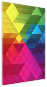 Tablou Printat Pe Sticlă fundal geometrică