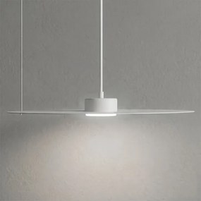 Pandantiv suspendat pe cablu PIATTO 1xGX53/15W/230V Ø 45 cm alb
