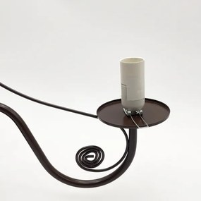 Lustră pe lanț Brilagi COTTAGE 3xE14/40W/230V maro/alb