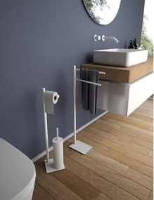 Gedy - Suport pentru prosoape TRILLY, 83,5 cm, alb mat