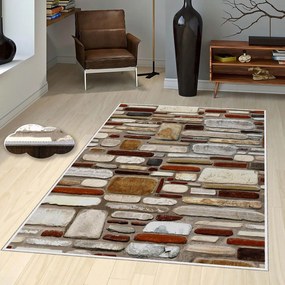 Covor, Eexfab708, 80x120 cm, Multicolor