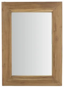 Oglindă lemn tec reciclat 50x70 cm