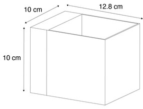 Set de 2 aplice albe cu dimmer reîncărcabile - Joris