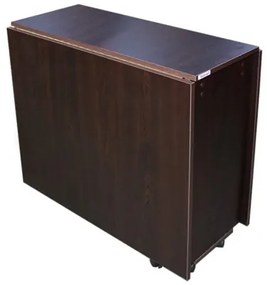 Masa plianta Mini wenge, 170 x 77 x 80 cm