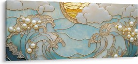 Tablou - Perle 3D în Ocean (120x50 cm)