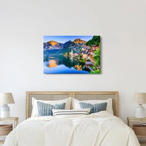 Tablou - Sat alpin (90x60 cm)
