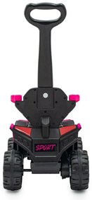 Scuter electric Baby Mix cu bară de ghidareRuggy, roz
