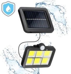 Proiector LED solar cu senzor LED/1,5W/3,7V 6000K IP44 1200 mAh