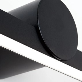 Aplica LED pentru baie moderna IP54 BEAUTY L-101cm negru
