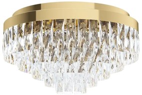 Plafonieră VALPARAISO 8xE14/40W/230V aurie Eglo 39457