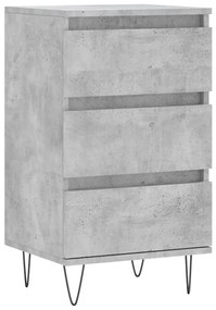 vidaXL Dulap, gri beton, 40x35x70 cm, lemn prelucrat