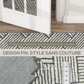 HOMCOM Covor salon 200 x 140 cm blană scurtă lavabil la maşină hipoalergenic pentru salon, dormitor, birou, gri | Aosom Romania