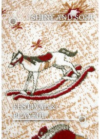 Covor roșu din amestec de bumbac 50x80 cm cu model de Crăciun Toy's Delight Red Christmas – Villeroy&amp;Boch